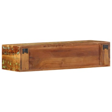 vidaXL Επίτοιχο ντουλάπι τηλεόρασης 80x30x19cm Ξύλο μασίφ αναγεννημένο