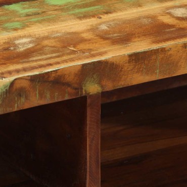 vidaXL Επίτοιχο ντουλάπι τηλεόρασης 80x30x19cm Ξύλο μασίφ αναγεννημένο