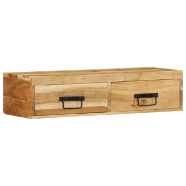 vidaXL Επίτοιχο ντουλάπι τηλεόρασης 80x30x19cm Μασίφ ξύλο ακακίας