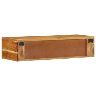 vidaXL Επίτοιχο ντουλάπι τηλεόρασης 80x30x19cm Μασίφ ξύλο ακακίας