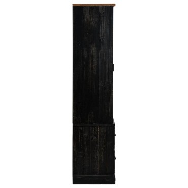 vidaXL Ντουλάπι κρασιού HALDEN με ράφια κρασιού 80x40x170cm 1 τεμ.