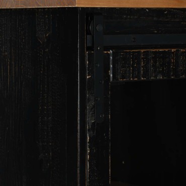 vidaXL Ντουλάπι κρασιού HALDEN με ράφια κρασιού 80x40x170cm 1 τεμ.