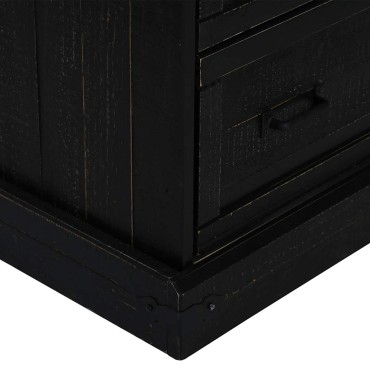 vidaXL Ντουλάπι κρασιού HALDEN με ράφια κρασιού 80x40x170cm 1 τεμ.