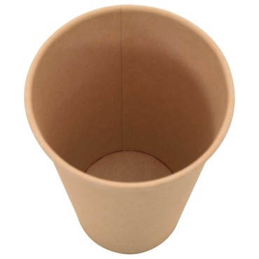 vidaXL Χάρτινα κύπελλα καφέ 1000 τεμάχια 16oz 400ml καφέ