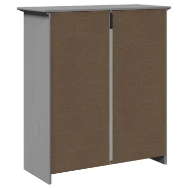 vidaXL Ντουλάπι διαδρόμου BODO Γκρι 80x35x90cm