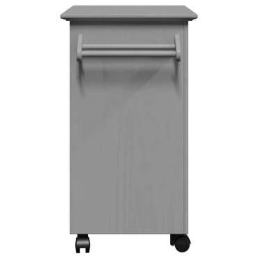 vidaXL Καροτσάκι κουζίνας BODO Γκρι 72x45x80cm