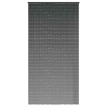 vidaXL Έντομο κουρτίνα πόρτας Σκούρο γκρι 100x220 cm Μπαμπού