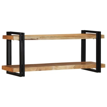 vidaXL Ράφι τοίχου 110x33x45cm Μασίφ ξύλο ακακίας
