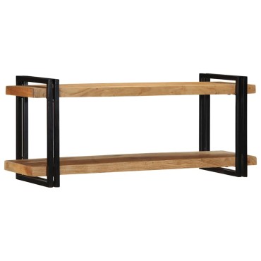 vidaXL Ράφι τοίχου 110x33x45cm Μασίφ ξύλο ακακίας