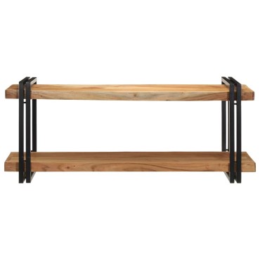 vidaXL Ράφι τοίχου 110x33x45cm Μασίφ ξύλο ακακίας