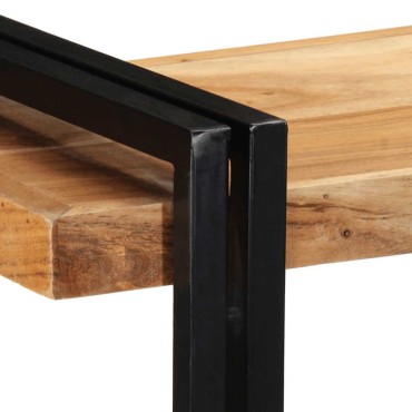 vidaXL Ράφι τοίχου 110x33x45cm Μασίφ ξύλο ακακίας