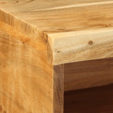 vidaXL Επίτοιχο ντουλάπι τηλεόρασης 80x30x19cm Μασίφ ξύλο ακακίας