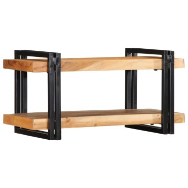 vidaXL Ράφι τοίχου 70x33x35cm μασίφ ξύλο ακακίας