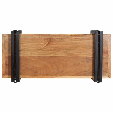 vidaXL Ράφι τοίχου 70x33x35cm μασίφ ξύλο ακακίας