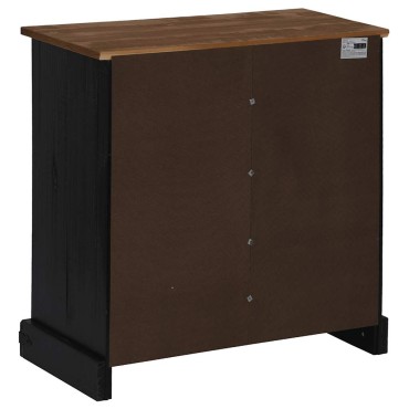 vidaXL Sideboard HALDEN με συρόμενη πόρτα Μαύρο 80x40x80cm 1 τεμ.