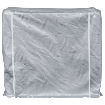 vidaXL Ράφι για καυσόξυλα με κάλυμμα βροχής 150x25x150 cm