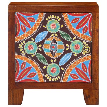 vidaXL Κομοδίνο 2 τεμ. 40x30x45cm μασίφ ξύλο ακακίας