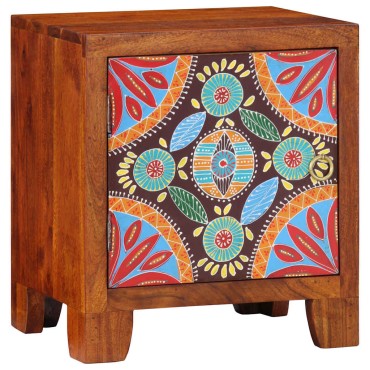 vidaXL Κομοδίνο 2 τεμ. 40x30x45cm μασίφ ξύλο ακακίας