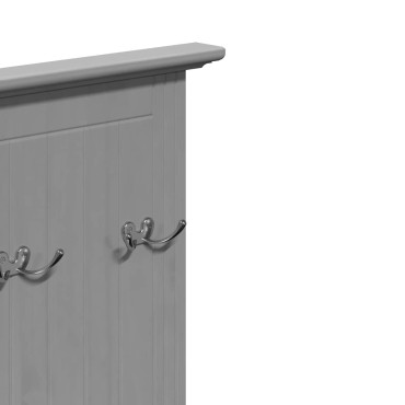 vidaXL Ντουλάπι διαδρόμου με γάντζους BODO Γκρι 50x40x157cm 1 τεμ.