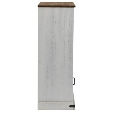 vidaXL Ντουλάπι κρασιού HALDEN με ράφια κρασιού 80x40x120 cm 1 τεμ.