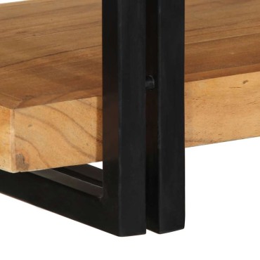 vidaXL Ράφι τοίχου 90x33x45cm μασίφ ξύλο ακακίας