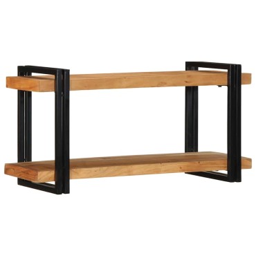vidaXL Ράφι τοίχου 90x33x45cm μασίφ ξύλο ακακίας