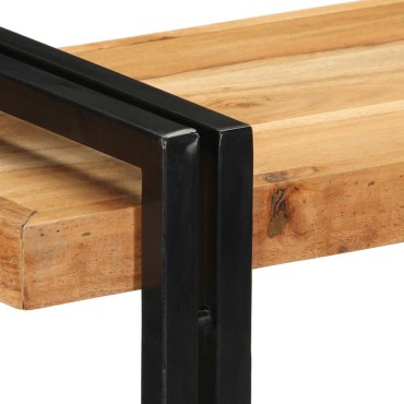 vidaXL Ράφι τοίχου 90x33x45cm μασίφ ξύλο ακακίας