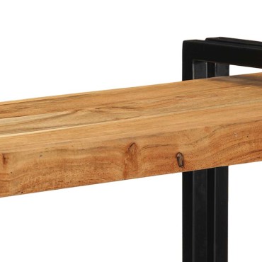 vidaXL Ράφι τοίχου 90x33x45cm μασίφ ξύλο ακακίας