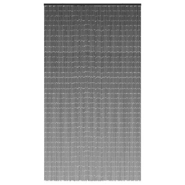 vidaXL Έντομο κουρτίνα πόρτας Σκούρο γκρι 120x220 cm Μπαμπού