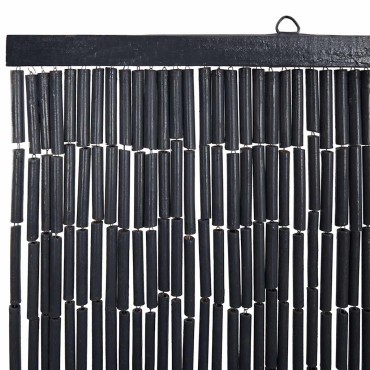 vidaXL Έντομο κουρτίνα πόρτας Σκούρο γκρι 120x220 cm Μπαμπού