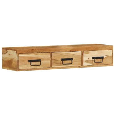 vidaXL Επίτοιχο ντουλάπι τηλεόρασης 100x30x19cm Μασίφ ξύλο ακακίας