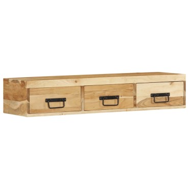 vidaXL Επίτοιχο ντουλάπι τηλεόρασης 100x30x19cm Μασίφ ξύλο ακακίας