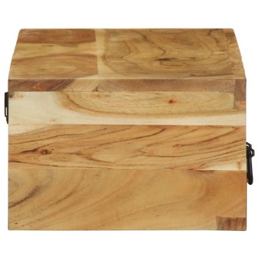 vidaXL Επίτοιχο ντουλάπι τηλεόρασης 100x30x19cm Μασίφ ξύλο ακακίας