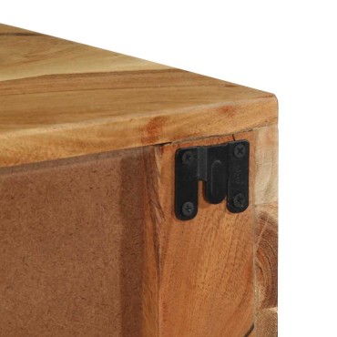 vidaXL Επίτοιχο ντουλάπι τηλεόρασης 100x30x19cm Μασίφ ξύλο ακακίας