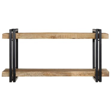 vidaXL Ράφι τοίχου 90x33x45cm Στερεό ακατέργαστο ξύλο Mango