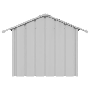 vidaXL Σπιτάκι σκύλου με οροφή 85x107x81 cm Γαλβανισμένος χάλυβας