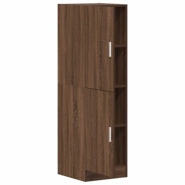 vidaXL Ντουλάπι Κουζίνας Καφέ δρυς 38x41,5x131,5cm Επεξεργ. Ξύλο 1 τεμ.