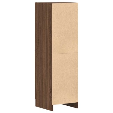 vidaXL Ντουλάπι Κουζίνας Καφέ δρυς 38x41,5x131,5cm Επεξεργ. Ξύλο 1 τεμ.