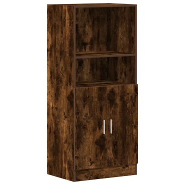 vidaXL Ντουλάπι Κουζίνας Καπνιστή Δρυς 57x41,5x131,5cm Επεξεργ. Ξύλο 1 τεμ.