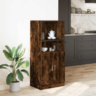 vidaXL Ντουλάπι Κουζίνας Καπνιστή Δρυς 57x41,5x131,5cm Επεξεργ. Ξύλο 1 τεμ.