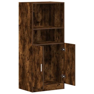 vidaXL Ντουλάπι Κουζίνας Καπνιστή Δρυς 57x41,5x131,5cm Επεξεργ. Ξύλο 1 τεμ.