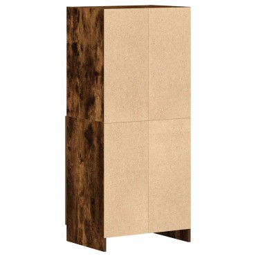 vidaXL Ντουλάπι Κουζίνας Καπνιστή Δρυς 57x41,5x131,5cm Επεξεργ. Ξύλο 1 τεμ.