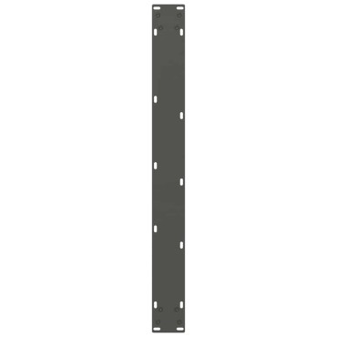 vidaXL Πόδια τραπεζαρίας Ανθρακί 2 τεμ. 80x(72-73)cm Ατσάλι