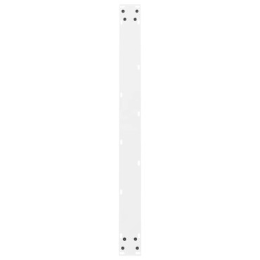 vidaXL Πόδια τραπεζαρίας Λευκό 2 τεμ. 100x(72-73)cm Ατσάλι