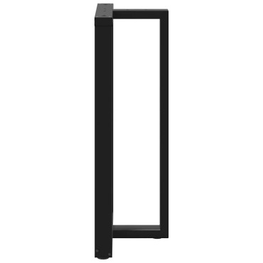 vidaXL Πόδια τραπεζιού μπαρ σε σχήμα T 2 τεμ. Μαύρο 60x35x(110-111)cm