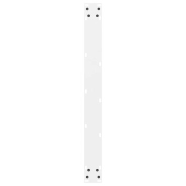 vidaXL Πόδια τραπεζαρίας Λευκό 2 τεμ. 80x(72-73)cm Ατσάλι