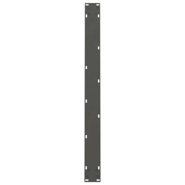 vidaXL Πόδια τραπεζαρίας Ανθρακί 2 τεμ. 90x(72-73)cm Ατσάλι