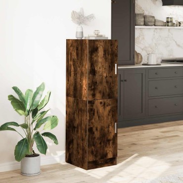 vidaXL Ντουλάπι Κουζίνας Καπνιστή Δρυς 38x41,5x131,5cm Επεξεργ. Ξύλο 1 τεμ.