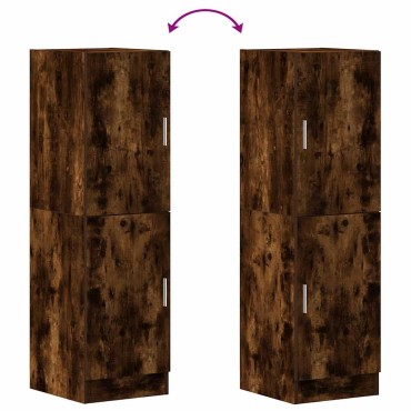 vidaXL Ντουλάπι Κουζίνας Καπνιστή Δρυς 38x41,5x131,5cm Επεξεργ. Ξύλο 1 τεμ.