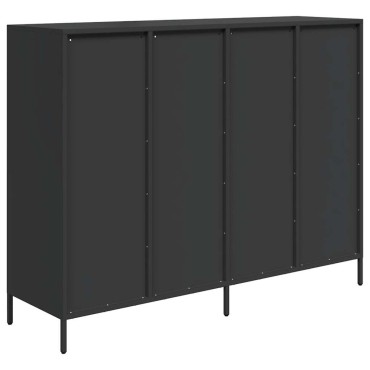 vidaXL Ντουλάπι Μαύρο 135x39x103,5cm από Χάλυβα Ψυχρής Έλασης 1 τεμ.